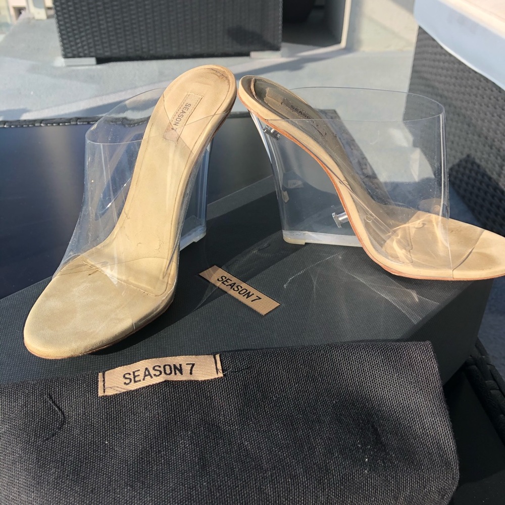 YEEZY SEASON 7 PVC WEDGES